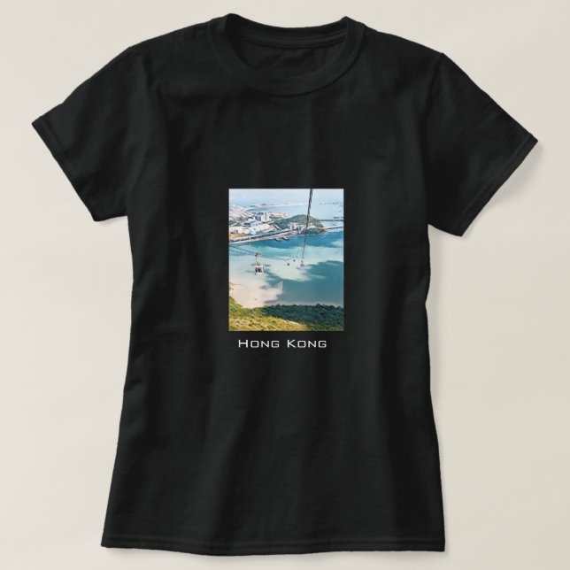 Camiseta Viaje en funicular de Hong Kong (Diseño del anverso)