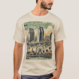 Camiseta Viaje en grunge con problemas en San Diego