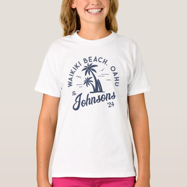 Camiseta Viaje en grupo veraniego de vacaciones para famili (Anverso)