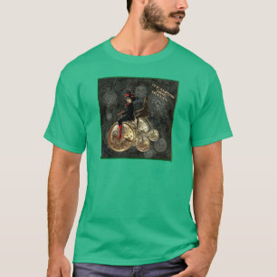Camiseta Viaje en horario Steampunk, marcha en horario fijo