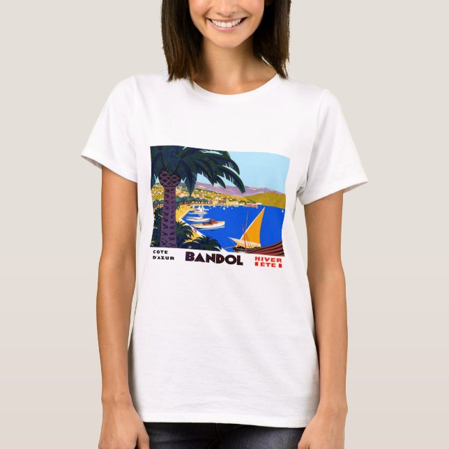 Camiseta Viaje en la Costa Azul (Anverso)