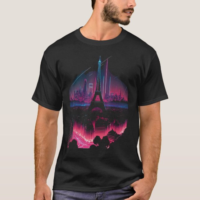 Camiseta Viaje en la Torre Eiffel de París (Anverso)