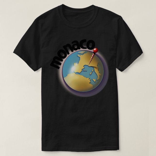 Camiseta Viaje en Mónaco (Diseño del anverso)