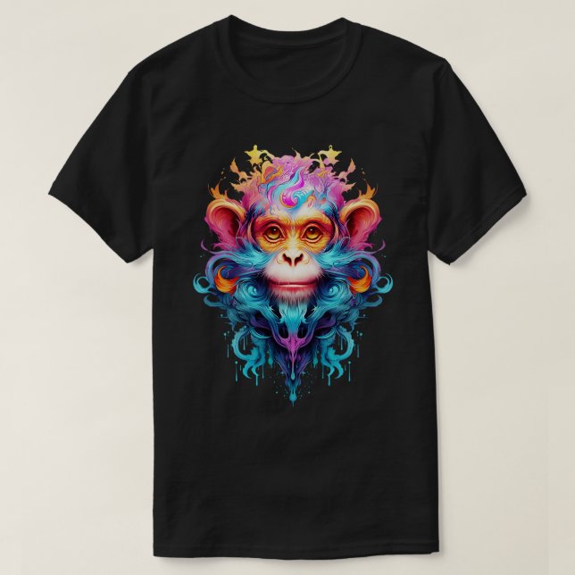 Camiseta Viaje en mono (Diseño del anverso)