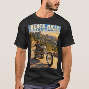 Camiseta Viaje en motocicleta Chopper por Black Hills South
