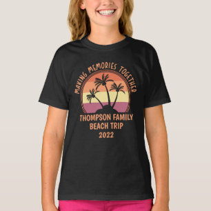 Camiseta Viaje en playa de verano Reunión de personalizados