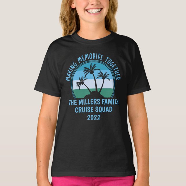Camiseta Viaje en playa de verano Reunión de personalizados (Anverso)