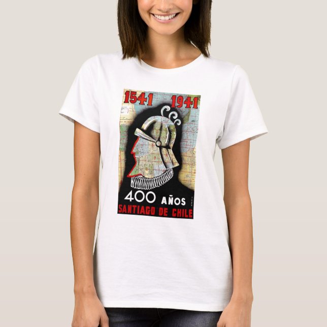 Camiseta Viaje en Santiago de Chile (Anverso)