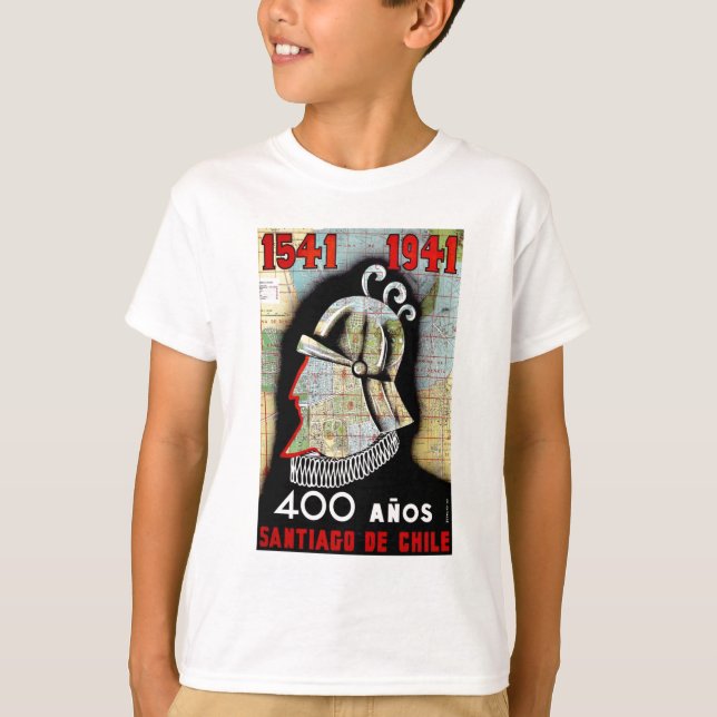 Camiseta Viaje en Santiago de Chile (Anverso)