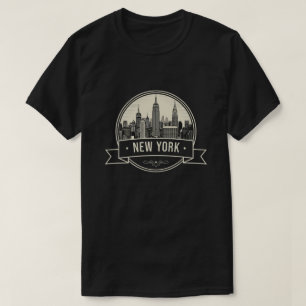 Camiseta Viaje en Skyline de la ciudad de Nueva York
