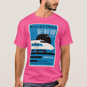 Camiseta Viaje en tren de bala en Japón Shinkansen