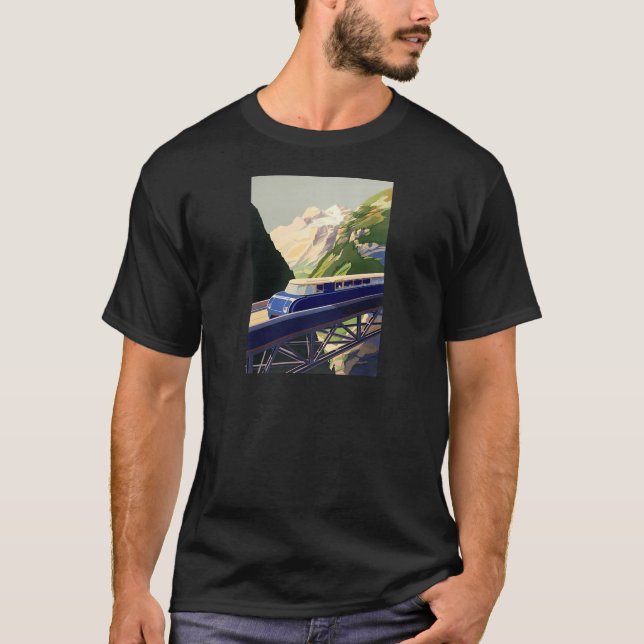 Camiseta Viaje en tren de la Vieja Europa (Anverso)