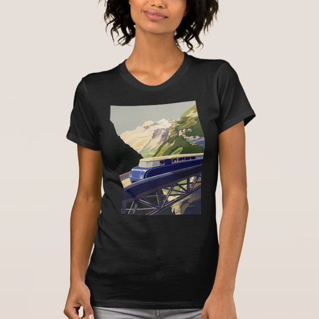 Camiseta Viaje en tren de la Vieja Europa (Anverso)