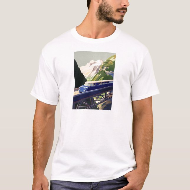 Camiseta Viaje en tren de la Vieja Europa (Anverso)