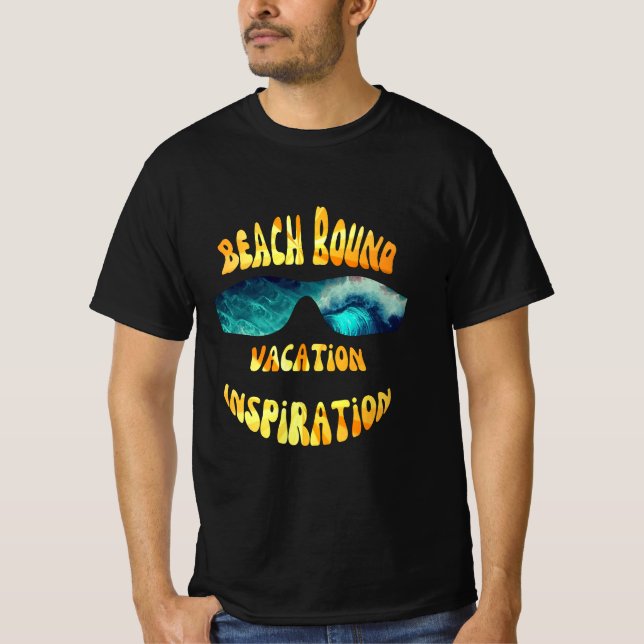Camiseta Viaje en verano a orillas de la playa (Anverso)