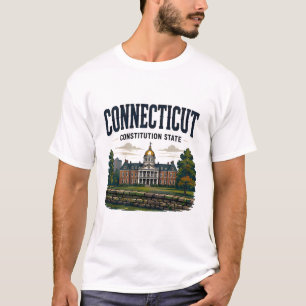 Camiseta Viaje Escénico Histórico de Connecticut