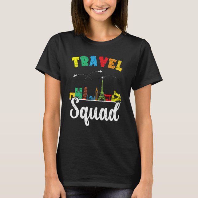 Camiseta Viaje Escuadrón Verano Getaway Vacacionista Sp (Anverso)