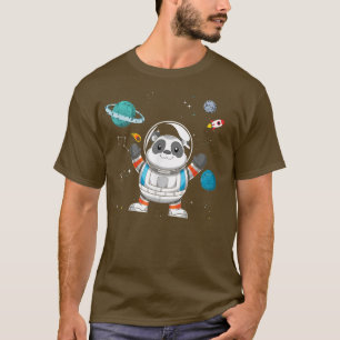 Camiseta Viaje espacial China Zoológico Animal Universo Pan