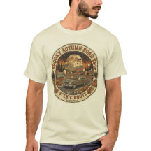Viaje Espeluznante de Halloween con Estilo Retro T