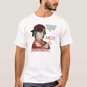 Camiseta Viaje europeo de Mozart frente ligero de s de la