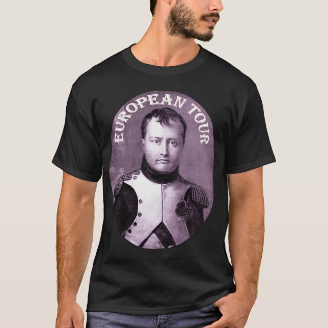 Camiseta Viaje europeo del ~ de Napoleon Bonaparte (Anverso)