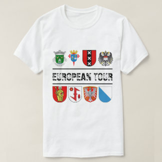 Camiseta Viaje europeo modificado para requisitos