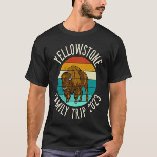 Camiseta Viaje Familiar 2023 Bisonte Yellowstone