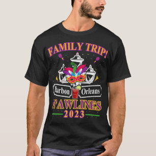 Camiseta Viaje familiar 2023 Vacaciones en Nueva Orleans Cu