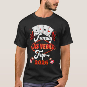 Camiseta Viaje familiar a Las Vegas 2026 Familia Squad Vaca