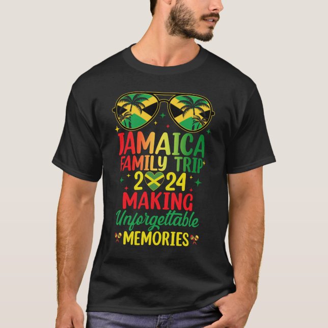 Camiseta Viaje familiar de Jamaica 2024 Recuerdos Jamaica V (Anverso)