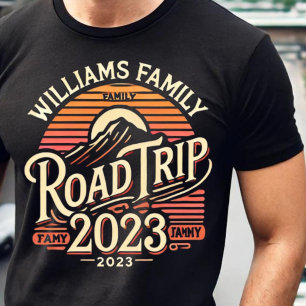 Camiseta Viaje Familiar de la Familia Williams 2023