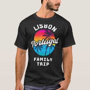 Camiseta Viaje familiar de Lisboa Portugal