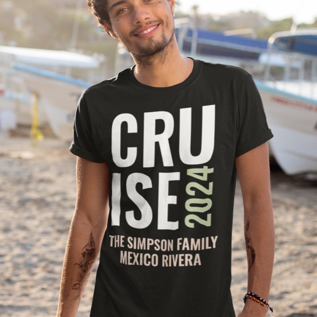 Camiseta Viaje Familiar en Crucero Personalizado (Subido por el creador)