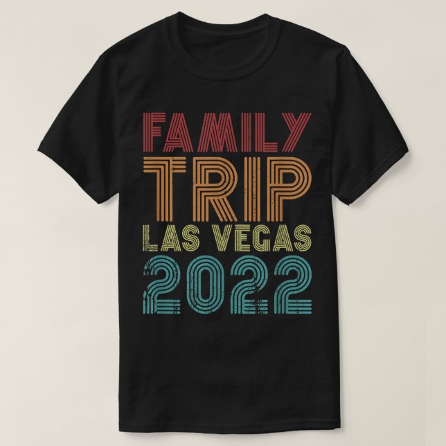 Camiseta Viaje Familiar Las Vegas 2022 Vacaciones Coincidie (Diseño del anverso)