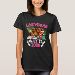 Camiseta Viaje familiar Las Vegas 2025 Vacaciones familiare