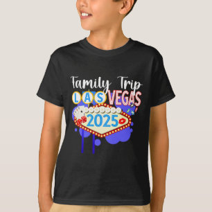 Camiseta Viaje Familiar Parking Familiar Las Vegas 2025 Vac