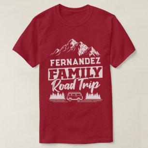 Camiseta Viaje familiar por carretera de personalizado