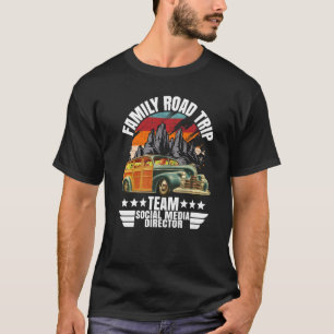 Camiseta Viaje familiar por carretera equipo vacaciones de 