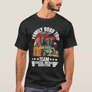 Camiseta Viaje familiar por carretera equipo vacaciones de