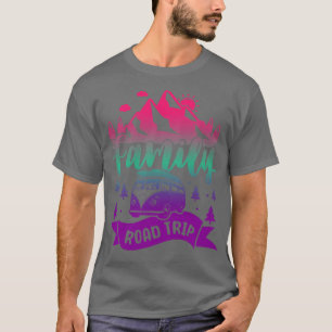 Camiseta Viaje familiar por carretera Recorrido en familia