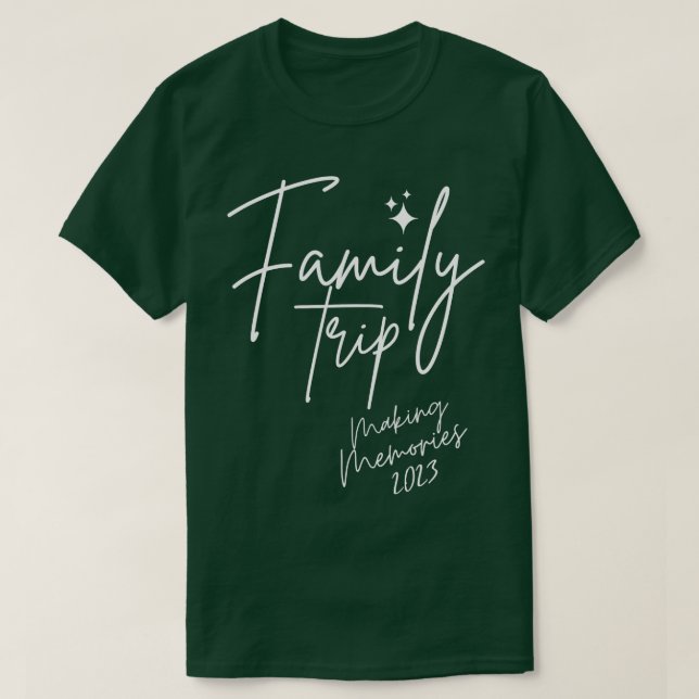 Camiseta Viaje familiar Reunión 2023 Haciendo vacaciones de (Diseño del anverso)