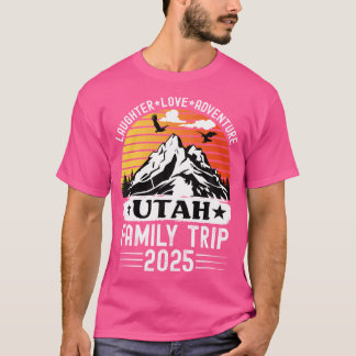Camiseta Viaje familiar Utah 2025 Mountain Camping Adventur