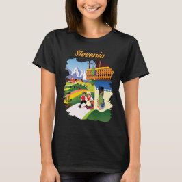 Camiseta Viaje Folclórico Tradicional a los Alpes de Eslove
