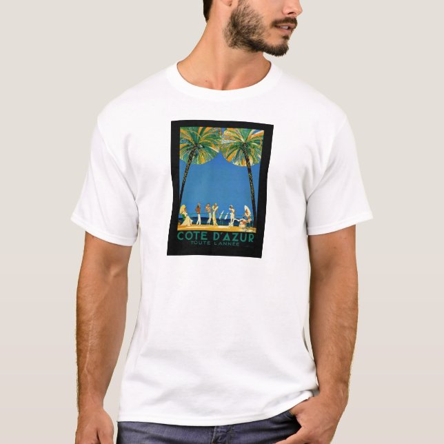 Camiseta Viaje francés en la Costa Azul (Anverso)