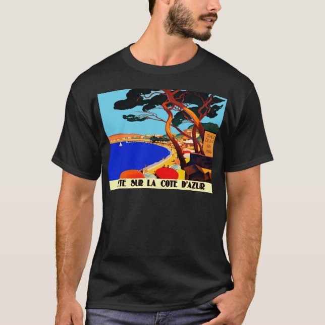 Camiseta Viaje francés en la Costa Azul (Anverso)
