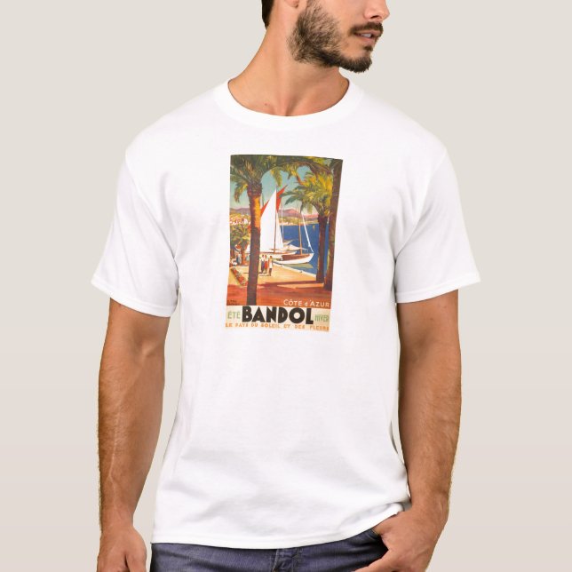 Camiseta Viaje francés en la Costa Azul (Anverso)