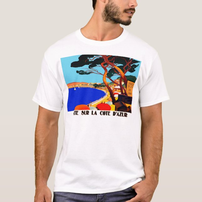 Camiseta Viaje francés en la Costa Azul (Anverso)