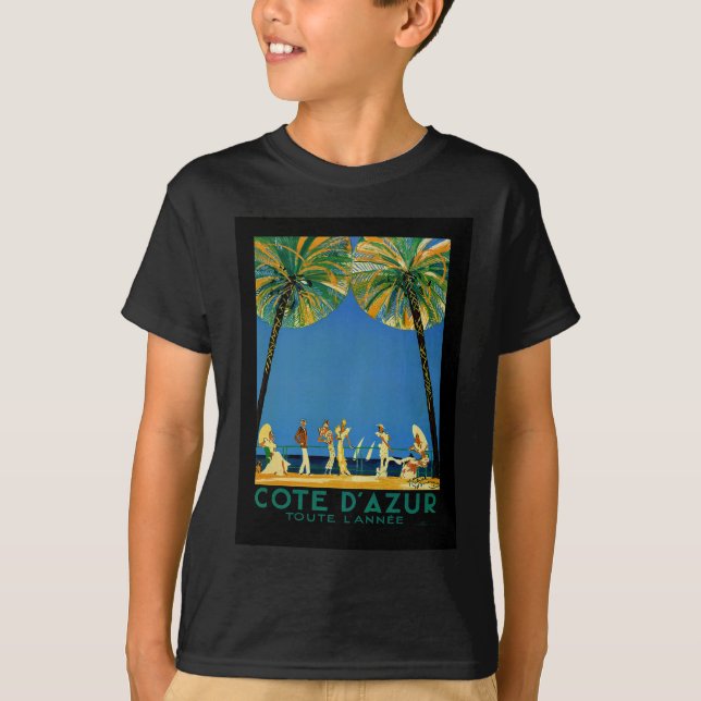 Camiseta Viaje francés en la Costa Azul (Anverso)