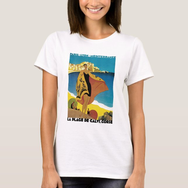 Camiseta Viaje francés vintage (Anverso)