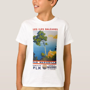 Camiseta Viaje francés vintage de Baleares